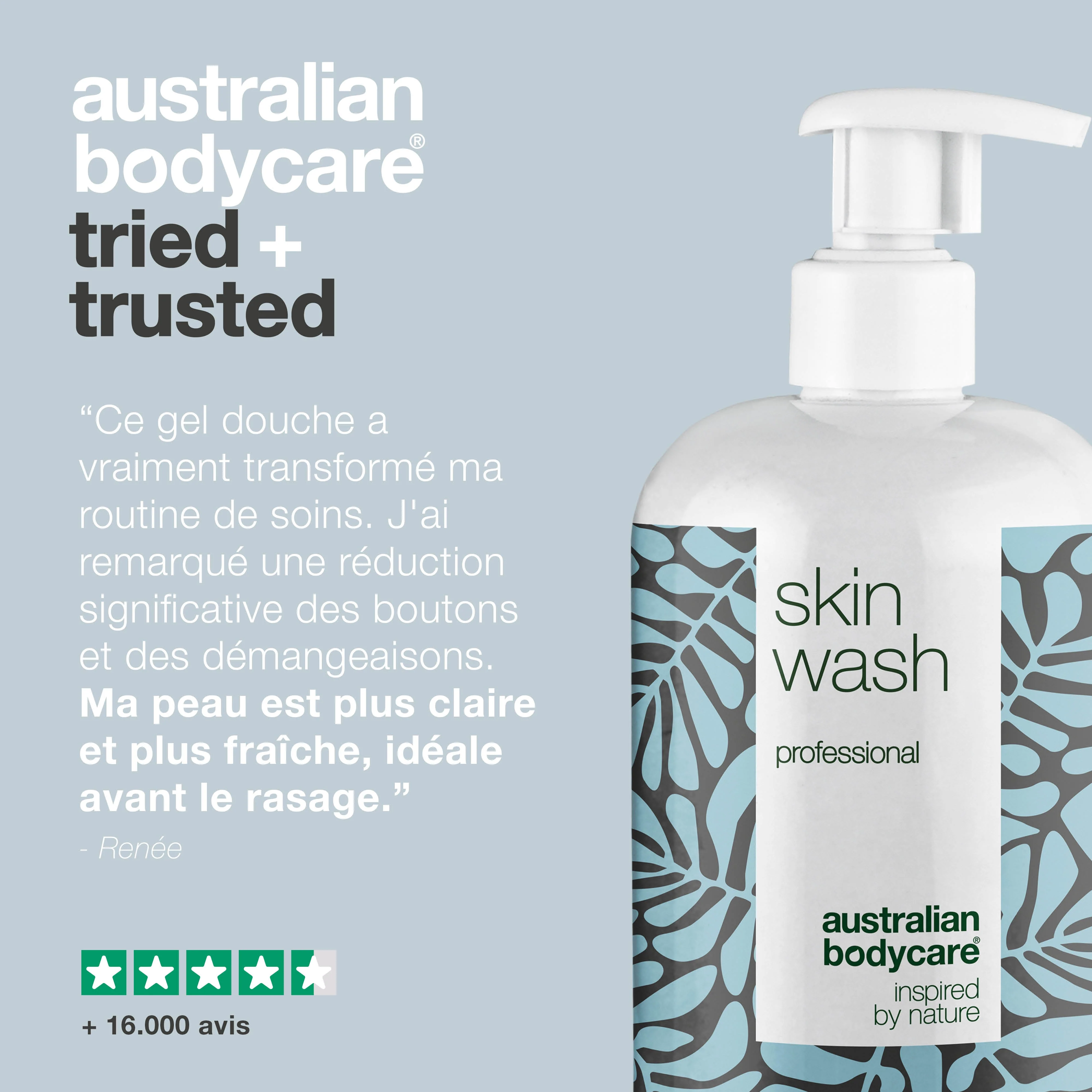 Professionnel Nettoyant pour la peau à l'huile de tea tree — Gel douche professionnel contre les boutons et la peau impure - Image 5