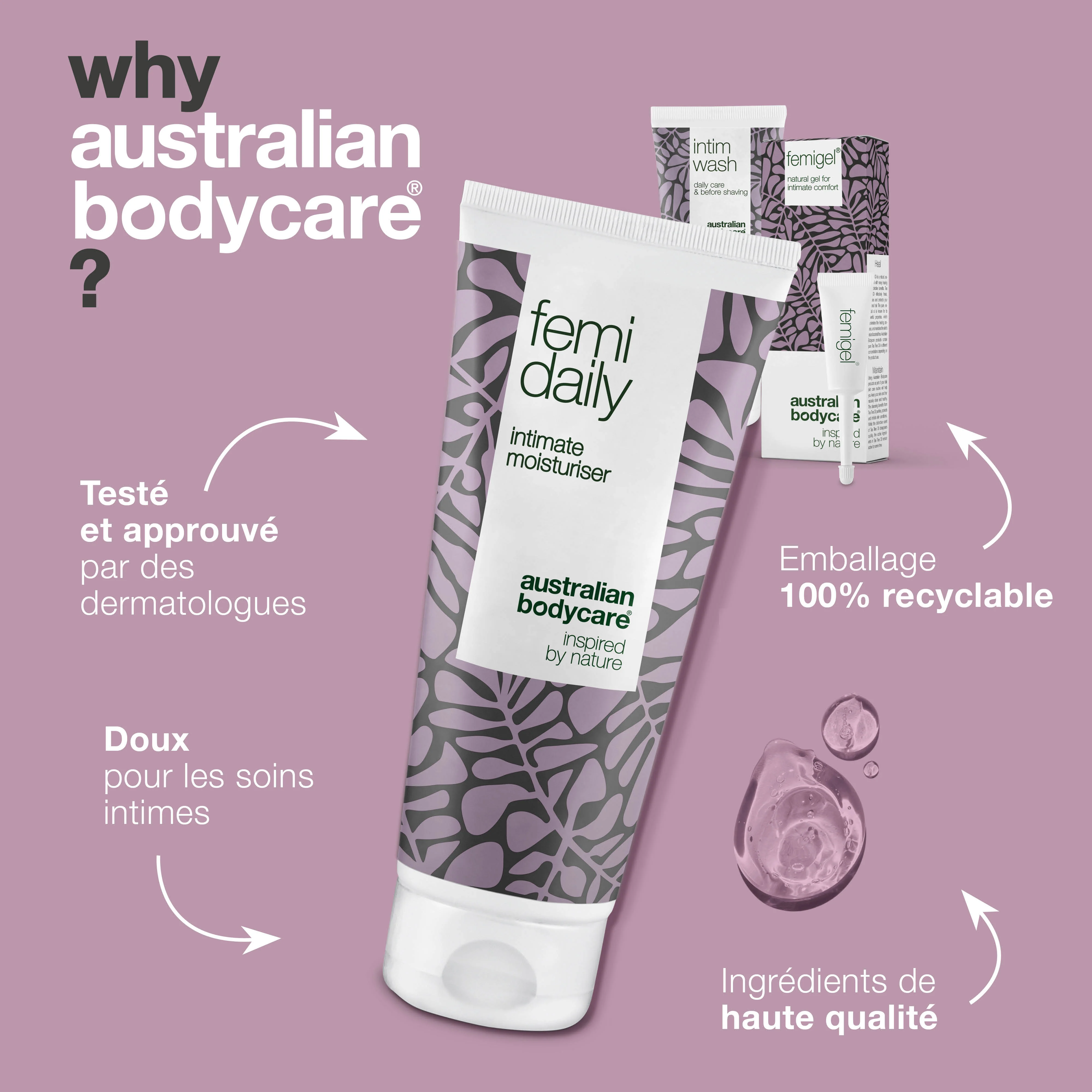 Kit de 3 produits pour le soin des cystites — Produits intimes pour réduire la sécheresse, les picotements et les irritations. - Image 4