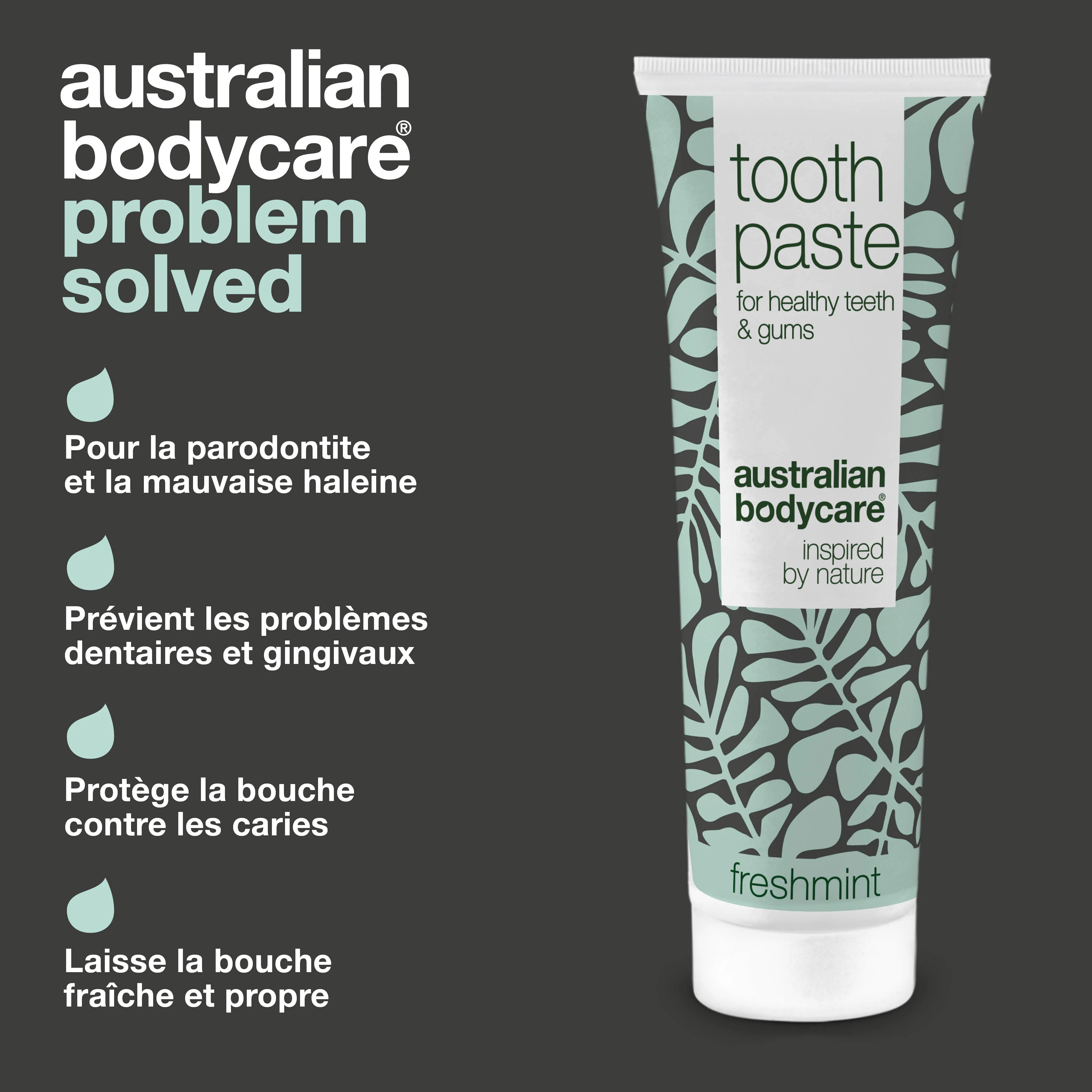 Dentifrice à l'huile de tea tree pour une bonne hygiène bucco dentaire — Pour une bonne santé de la bouche et des soins pour la parodontite et des champignons dans la bouche - Image 3