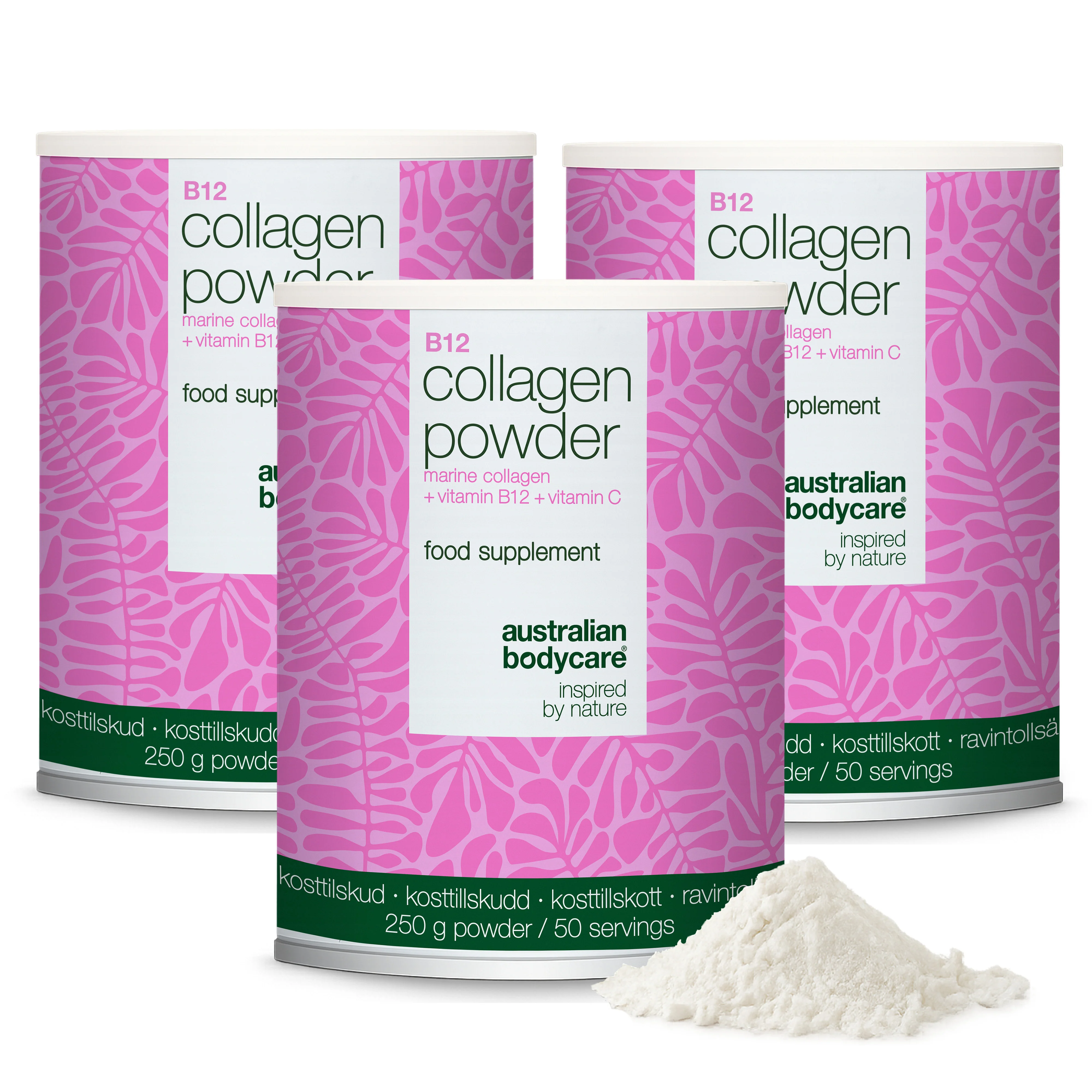 Poudre de collagène avec vitamines C et B12 – 250g — Poudre de collagène à utiliser chaque jour dans vos repas. Avec collagène marin, vitamine C et vitamine B12. - Image 10