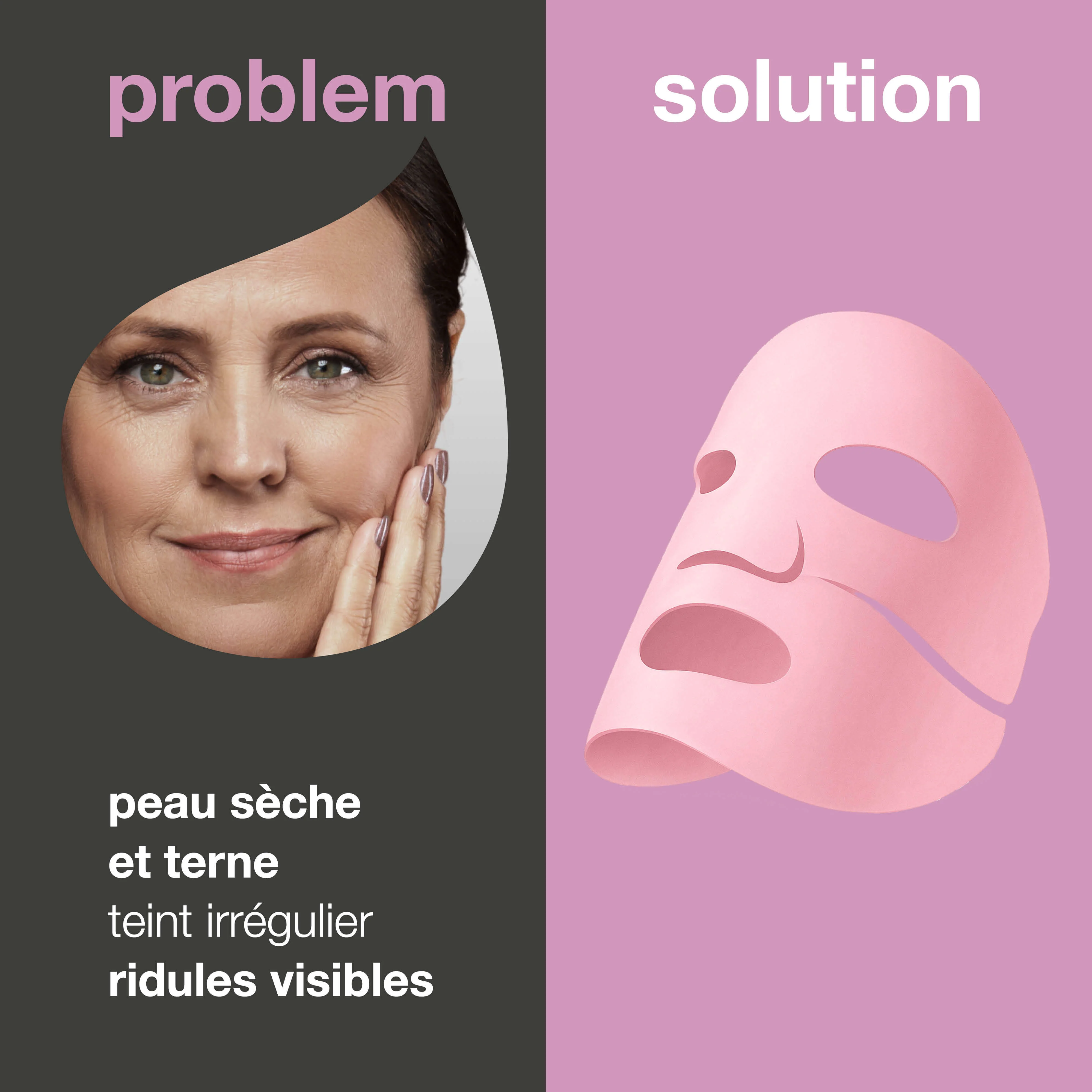 Masque Vitamine B12 Collagène pour peau sèche et fatiguée — Masque B12 Collagène pour peau sèche et terne. Avec B12, niacinamide, peptides, collagène et acide hyaluronique pour hydrater et lisser. - Image 2