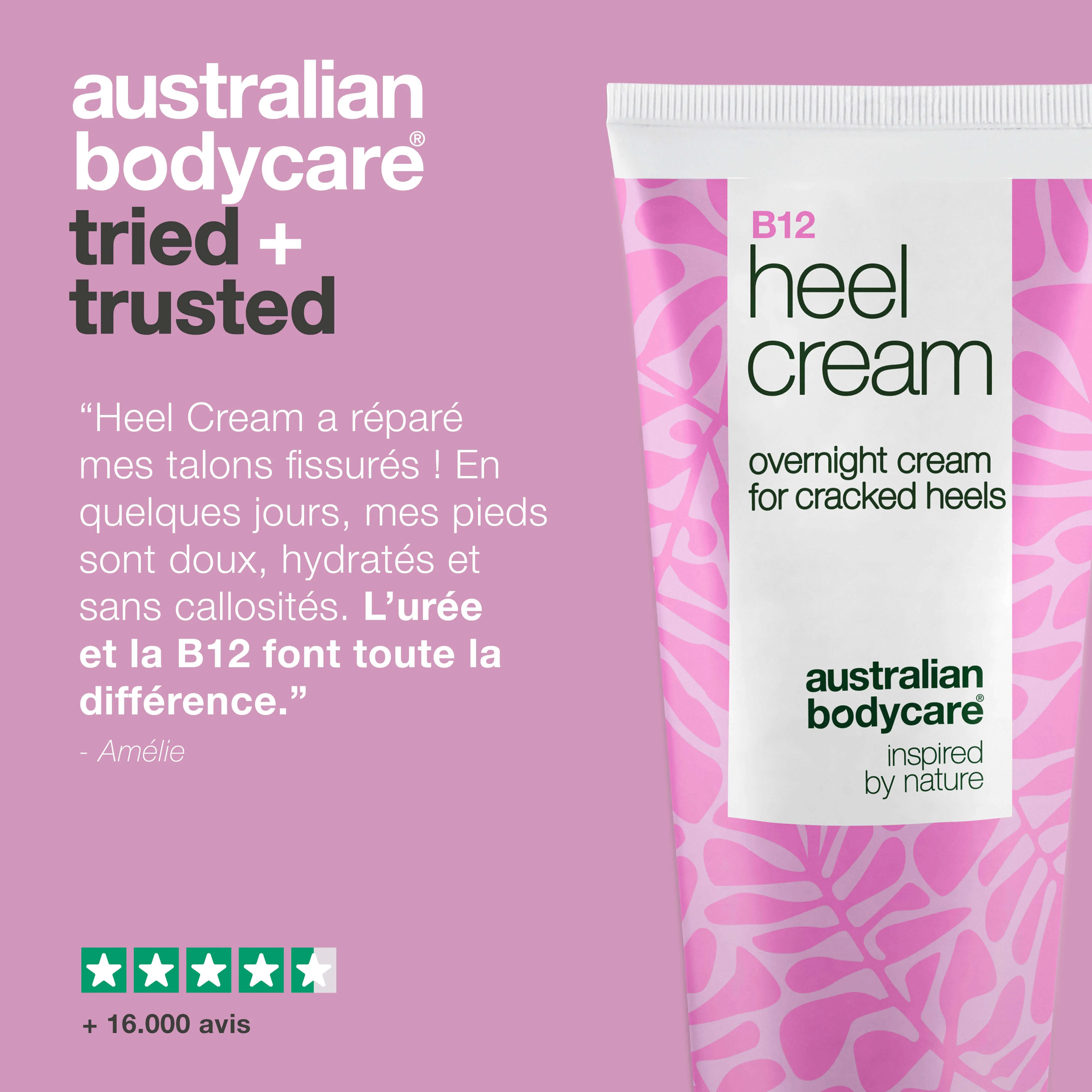 Soin intensif des talons avec 25 % d’urée et vitamine B12 — intensément pour une peau plus douce et souple. Cette crème ultra-hydratante nourrit et régénère la peau en profondeur. - Image 5