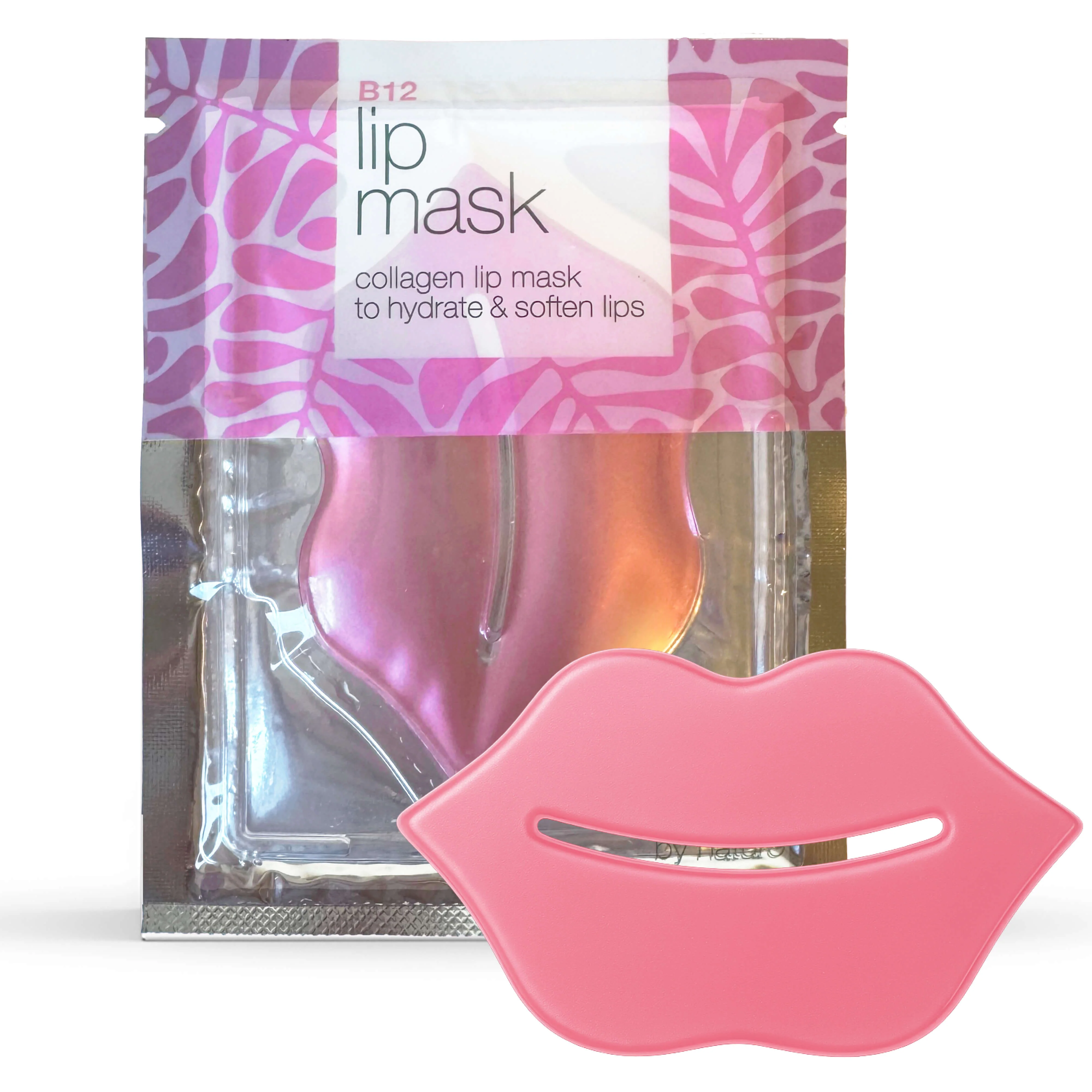 Masque lèvres pour lèvres sèches et gercées – avec B12 — Masque lèvres pour lèvres sèches et abîmées. Hydrate et régénère avec B12, collagène et acide hyaluronique.