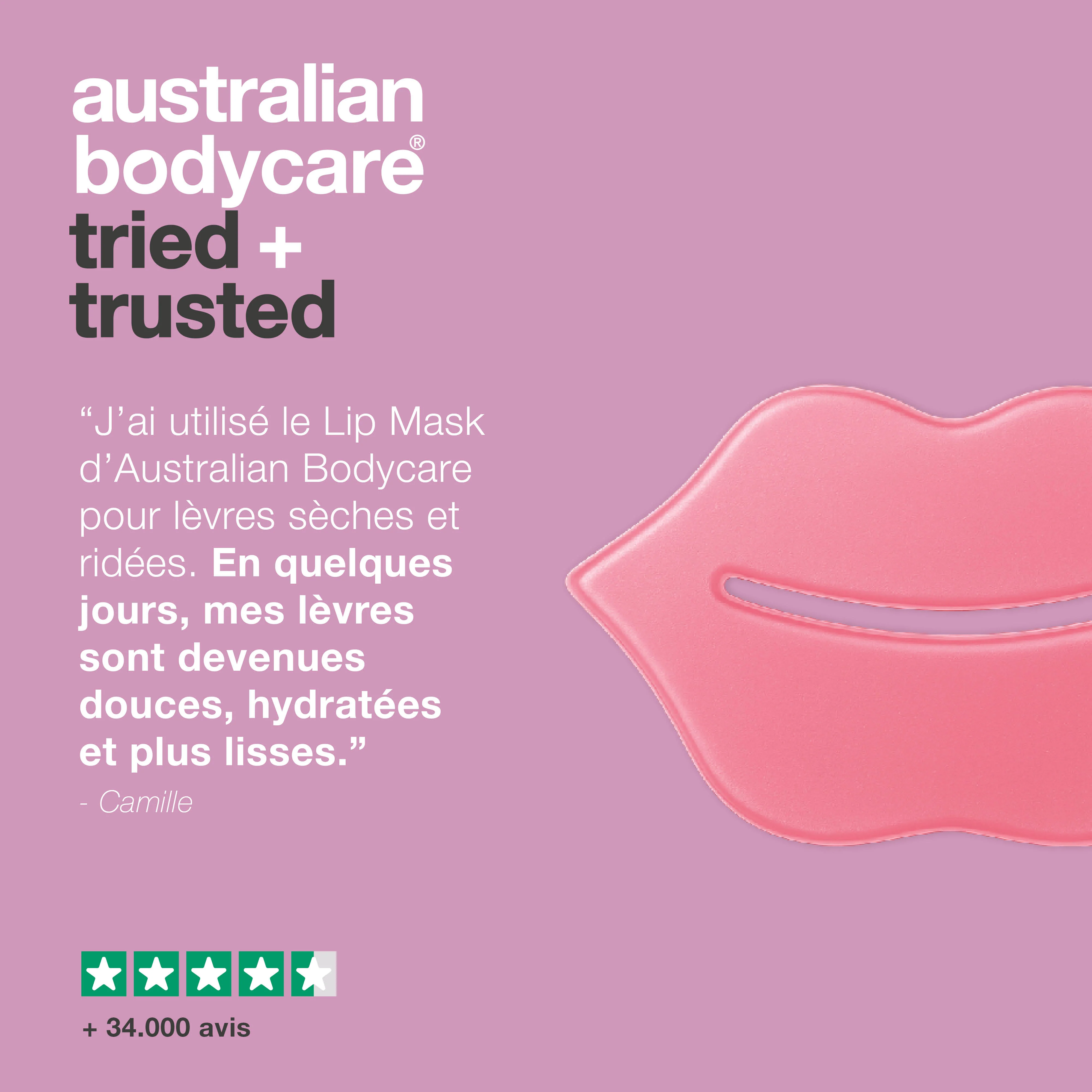 Masque lèvres pour lèvres sèches et gercées – avec B12 — Masque lèvres pour lèvres sèches et abîmées. Hydrate et régénère avec B12, collagène et acide hyaluronique. - Image 5